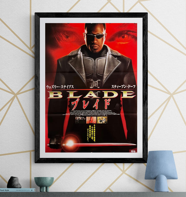 “Blade” (ブレイド), Original Release Japanese Movie Poster 1998 (film 1998), B2 Size (51 × 73 cm) ZA823