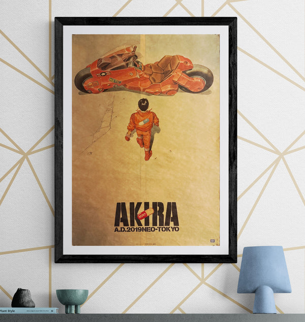 “Akira” (アキラ), Ultra‑Rare Original Japanese Opening‑Night / Admission‑Bonus “A.D.2019 NEO‑TOKYO” Poster 1988, B2 Tea‑Paper Size (c. 51.5 × 72.8 cm) P116