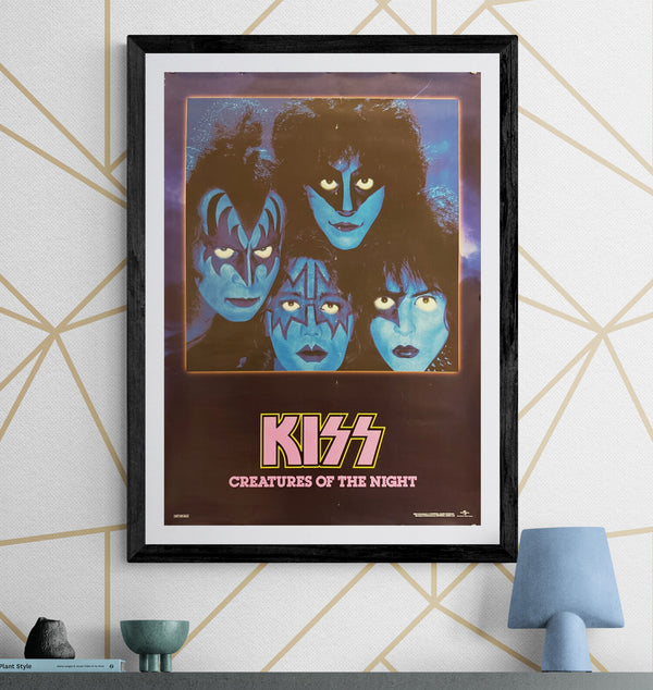“KISS – Creatures of the Night”, Original Japanese Promotional Poster, 2000s, B2 Size (51 × 73 cm) P244