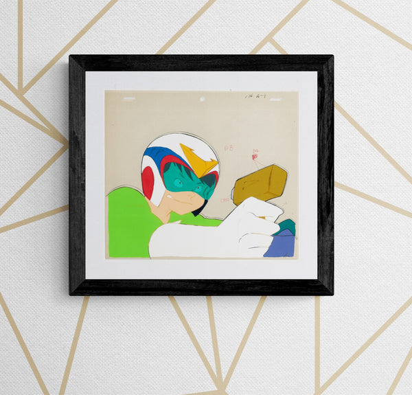 “Chōdenji Machine Voltes V” (超電磁マシーン ボルテスV), Original Hand-Painted Production Cel-ga (“セル画”) of Hiyoshi Gō / “Little Jon” Armstrong (剛日吉), Key Lead Sequence A-1, Toei / Nippon Sunrise, circa 1977–78