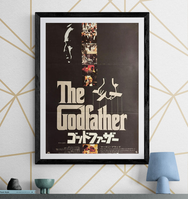 “The Godfather” (ゴッドファーザー), Original Japanese B2 Movie Poster 1972, B2 Size (c. 51 × 73 cm) ZA499
