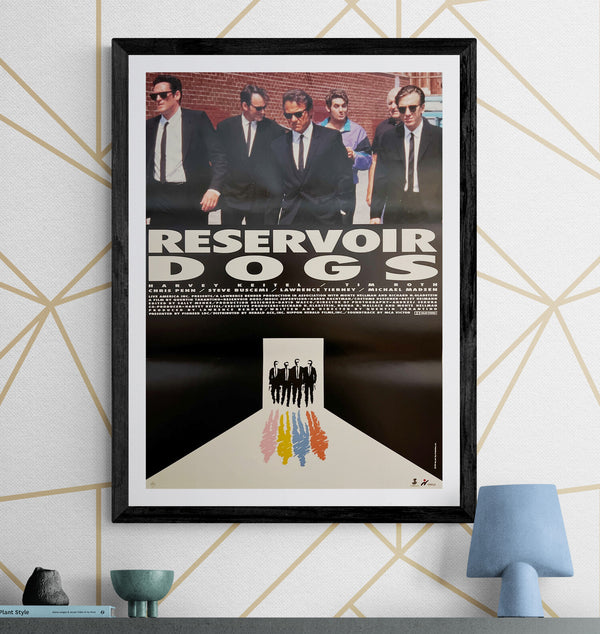 “Reservoir Dogs” (レザボア・ドッグス), Original Release Japanese Movie Poster 1993, B2 Size (51 × 73 cm) ZA1103
