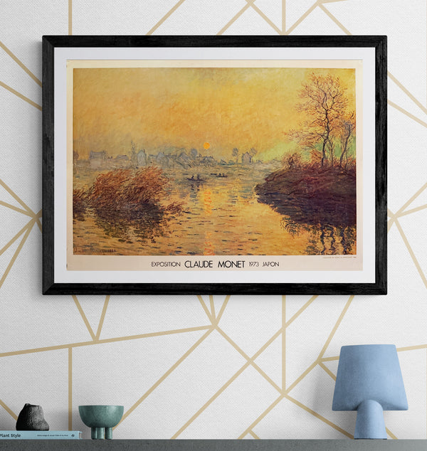 “Exposition Claude Monet 1973 Japon”, Original Japanese Exhibition Poster 1973, B2 Size (51 × 73 cm) Q180