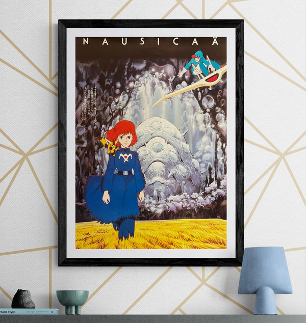 “Nausicaä of the Valley of the Wind” (風の谷のナウシカ), Original Release Japanese Movie Poster 1984, B2 Size (51 × 73 cm) Q199