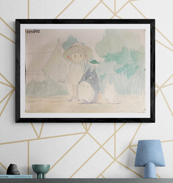 “My Neighbor Totoro” (となりのトトロ), Original Japanese Promotional Poster 1988, B2 Size (51 × 73 cm) O731