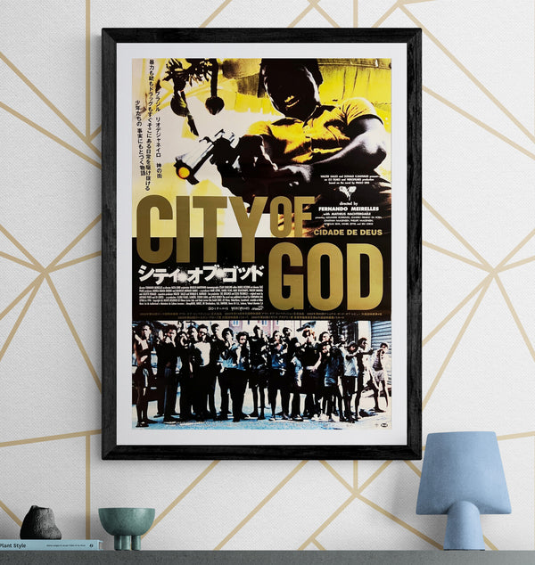 “City of God” / 「シティ・オブ・ゴッド」, Original Japanese Release Movie Poster 2003, B2 Size (51 × 73 cm) ZA840