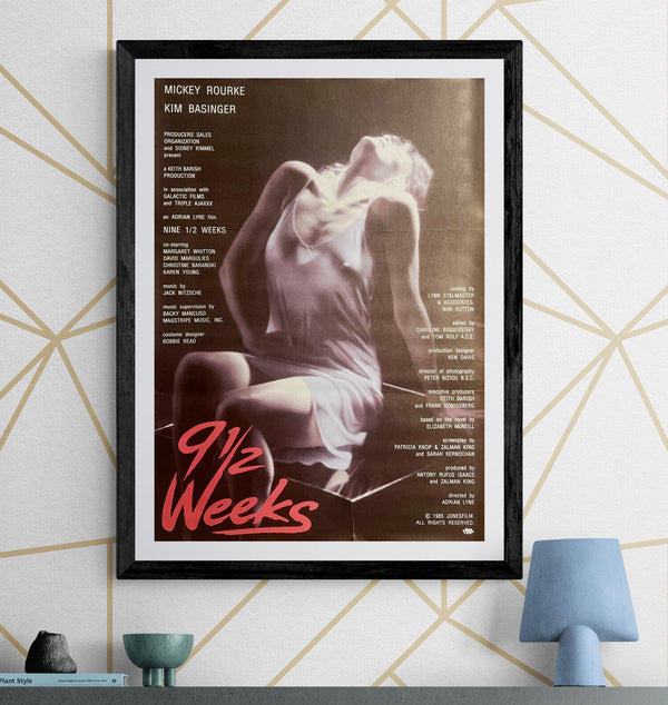 “9½ Weeks” / 「ナインハーフ」, Original Japanese Movie Poster 1986, B2 Size (51 × 73 cm) H295