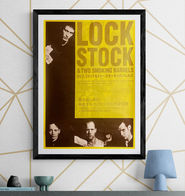 “Lock, Stock and Two Smoking Barrels” (ロック、ストック＆トゥー・スモーキング・バレルズ), Original Release Japanese Movie Poster 1998, B2 Size (51 × 73 cm) M181