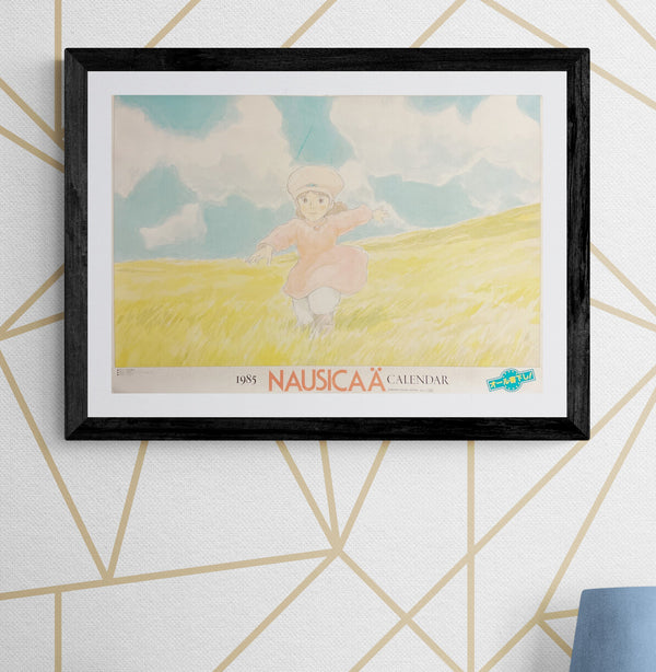 “1985 Nausicaä Calendar”, Original Japanese Promotional Poster 1984, B3 Size (36 × 52 cm) L296