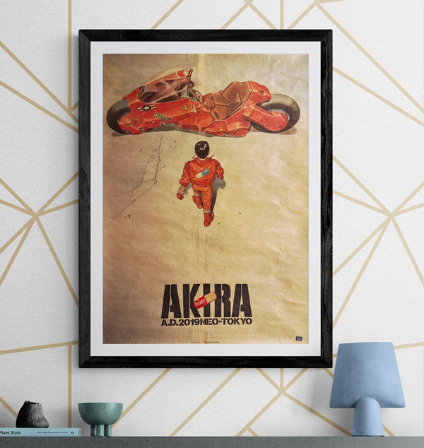 “Akira” (アキラ), Ultra‑Rare Original Japanese Opening‑Night / Admission‑Bonus “A.D.2019 NEO‑TOKYO” Poster 1988, B2 Tea‑Paper Size (c. 51 × 72.8 cm) R6