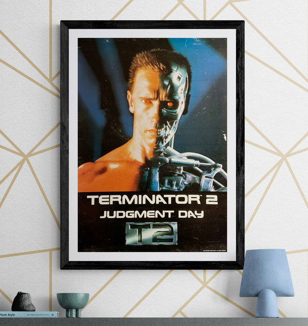 “Terminator 2: Judgment Day”, Original Japanese Promotional Poster c. 1991–1992, Japan-Only Design, B2 Size (51 × 73 cm) S7
