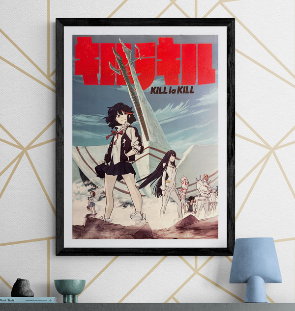 “Kill la Kill” / 「キルラキル」, Original Japanese “Not For Sale” B2 Promotional Poster 2014, Episode 25 「さよならをもう一度」 / “Goodbye Again”, Studio Trigger / Hiroyuki Imaishi / Kazuki Nakashima / Sushio, B2 Size (approx. 51 × 73 cm) Q289A