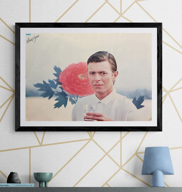 “David Bowie / Crystal Japan”, Original Japanese RCA Records Promotional Poster 1980, Ultra Rare B2 Landscape Size (73 × 51 cm) S209