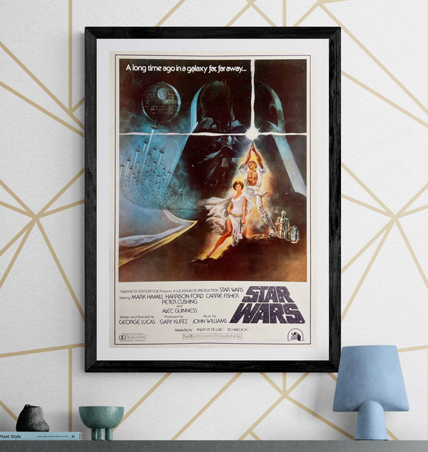 “Star Wars: A New Hope” (Star Wars), Original Japanese Soundtrack Poster 1982, B2 Size (51 × 73 cm) S80
