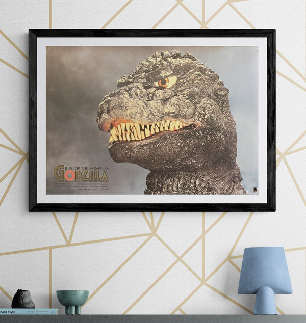 “Godzilla – King of the Monsters” (ゴジラ), Original Japanese Promotional Character Poster 1984, B2 Size (51 × 73 cm) O305