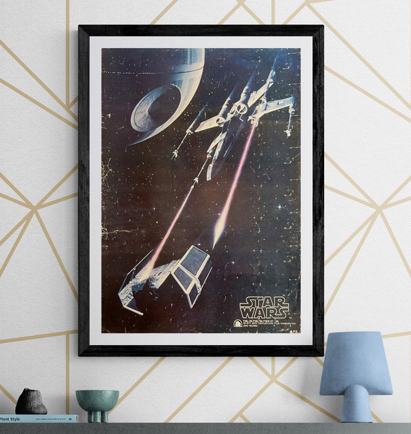 “Star Wars” / 「スター・ウォーズ」, Original Japanese King Records Promotional Poster c. 1977–1978, B2 Size (51 × 73 cm) — T179