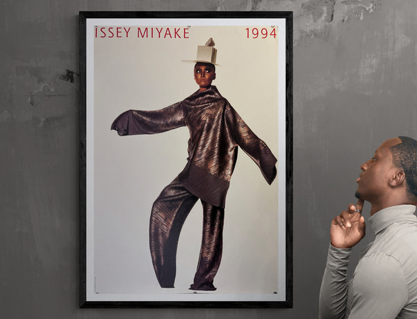 "Irving Penn × Issey Miyake (1994) - Bronze Outfit Poster", Japanese Contemporary Art Poster, Original Offset 1994, Ultra Rare, Size (c.102 x 72 cm)