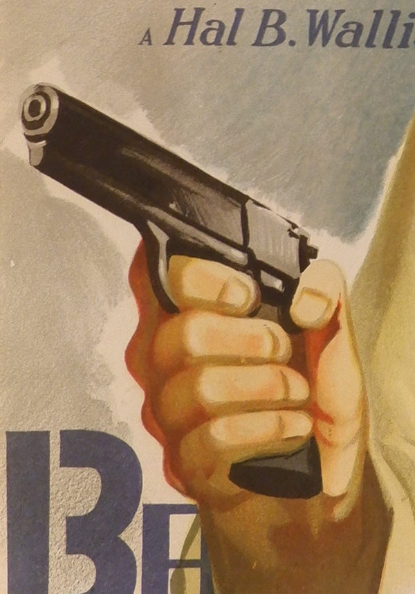 "Casablanca (Warner Brothers, 1946)" First Post-War Japanese Movie Poster, 1946 Premiere Release, B3 Size