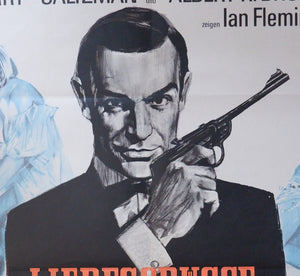"From Russia with Love", Original Re-Release German James Bond Movie Poster 1963