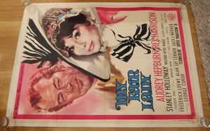 "My Fair Lady", Original Release Italian Movie Poster, Linen Backed, 2 Folgio Size
