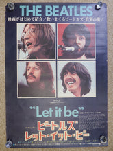 Load image into Gallery viewer, &quot;The Beatles: Let It Be&quot;, Original Release Japanese Movie Poster 1970, B2 Size
