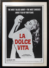 Load image into Gallery viewer, &quot;La Dolce Vita&quot; Original Release (1960) - USA ORIGINAL VINTAGE POSTER
