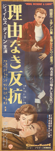 "Rebel Without a Cause", Original Release Japanese Movie Poster 1955, STB Tatekan Size