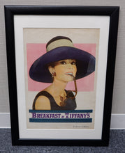 Load image into Gallery viewer, &quot;Breakfast at Tiffany&#39;s&quot;, Original Release Japanese Movie Pamphlet-Poster 1961, Ultra Rare, FRAMED, A4 Size
