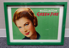 Load image into Gallery viewer, &quot;Green Fire&quot;, Original Release Japanese Movie Pamphlet-Poster 1954, Ultra Rare, FRAMED, B5 Size
