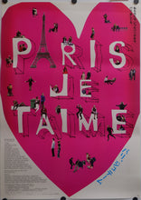 Load image into Gallery viewer, &quot;Paris, je t&#39;aime&quot;, Original Release Japanese Movie Poster 2006, B2 Size
