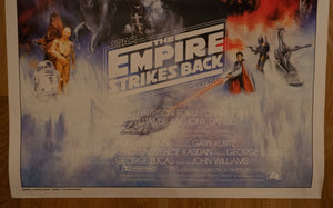 "The Empire Strikes Back", Withdrawn ORIGINAL Concept One Sheet (27 x 41 inches) Style A 1980, ULTRA RARE
