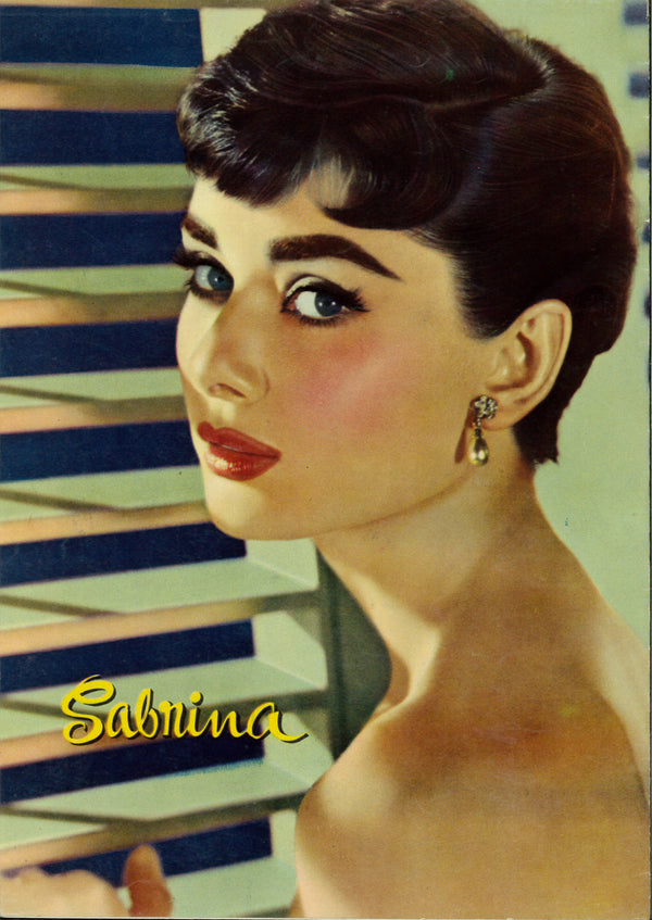 "Sabrina", 2 Original Release Japanese Movie Pamphlet-Poster 1954, Ultra Rare, FRAMED, B5 Size