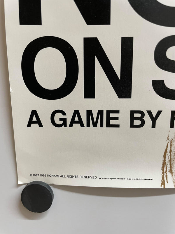 "Metal Gear Solid", Original Release Japanese KONAMI promotional poster 1998, Extremely Rare, B3 Size