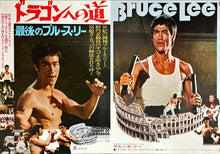 Load image into Gallery viewer, &quot;The Way of the Dragon&quot;, Original Release Japanese Movie Poster 1972, B3 Size (35.3 cm x 51 cm)
