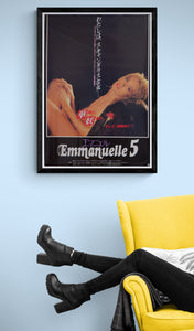 "Emmanuelle 5", Original Release Japanese Movie Poster 1987, B2 Size (51 x 73cm)