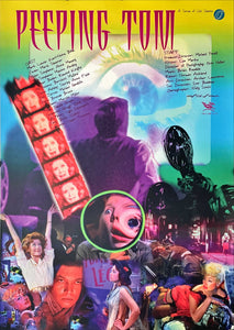 "Peeping Tom", Original Re-Release Japanese Movie Poster 1998, B2 Size (51 cm x 73 cm)
