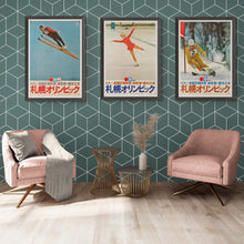 Load image into Gallery viewer, &quot;Sapporo Winter Olympics&quot;, **BOTH STYLE A &amp; B &amp; C** original release posters 1972, B2 Size

