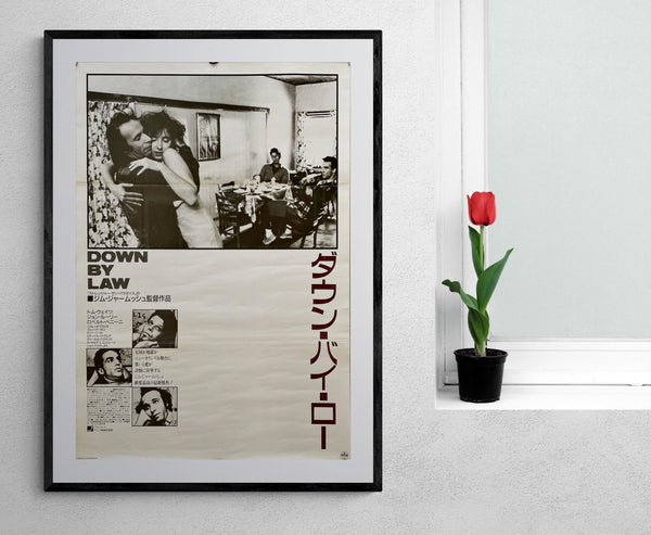 "Down by Law", Original Release Japanese Movie Poster 1986, B2 Size (51 x 73cm)