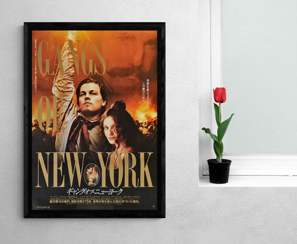 "Gangs of New York", Original Japanese Movie Poster 2002, B2 Size (51 x 73cm)