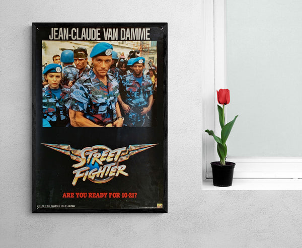 "Street Fighter", Original Release Japanese Movie Poster 1994, B2 Size (51 x 73cm)