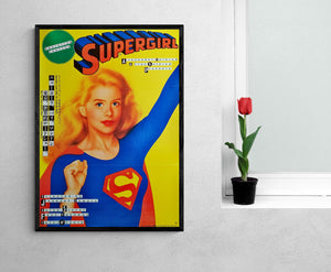 "Supergirl", Original Release Japanese Movie Poster 1984, B2 Size (51 x 73cm)