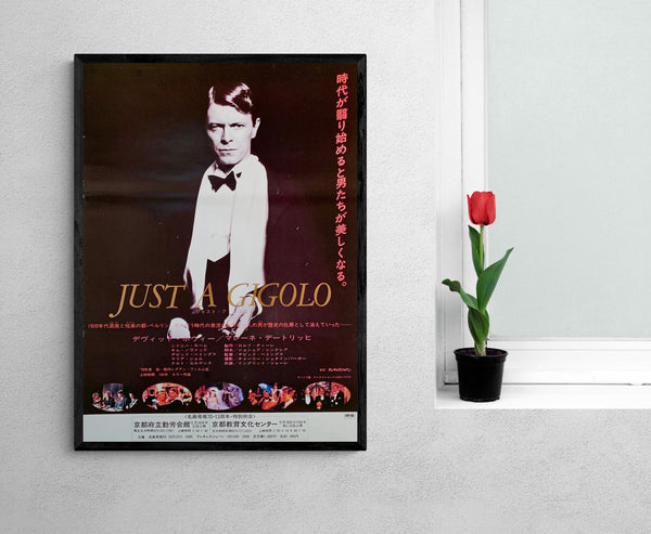 "Just a Gigolo", Original Release Japanese Movie Poster 1978, B2 Size (51 cm x 73 cm)