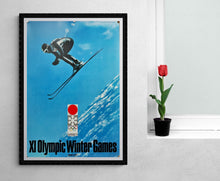 Load image into Gallery viewer, &quot;Sapporo 1972: Winter Olympic Games&quot;, Original Release Japanese Movie Poster 1971, B2 Size (51 x 73cm)
