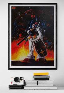 "Mobile Suit Gundam II: Soldiers of Sorrow", Original Release Japanese Movie Poster 1982, B2 Size