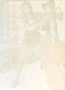 "Delinquent Girl Boss: Ballad of Yokohama Hoods", Original Release Japanese Movie Poster 1971, B2 Size (51 x 73cm)