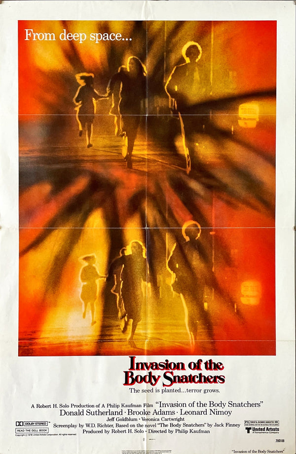"Invasion of the Body Snatchers", Original First Release US ONE SHEET Movie Poster 1978, Size (27 x 41")