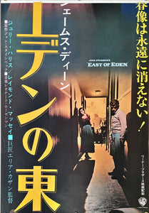 "East of Eden", Original Re-Release Japanese Movie Poster 1970, Rare, STB Tatekan Size 20x57" (51x145cm)