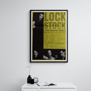 "Lock, Stock and Two Smoking Barrels", Original Release Japanese Movie Poster 1998, B2 Size