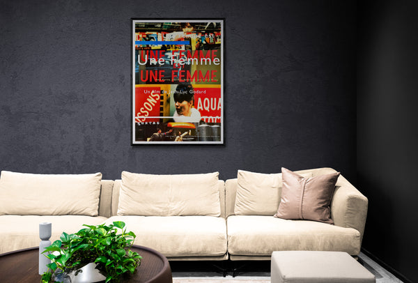 "A Woman Is a Woman", (Une femme est une femme), Original Re-Release Japanese Movie Poster 1998, Large B1 Size (71 x 100cm)