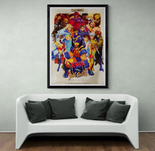 Load image into Gallery viewer, &quot;X-Men vs. Street Fighter&quot;, Original Release Japanese CAPCOM promotional poster 1996, Extremely Rare, B1 Size
